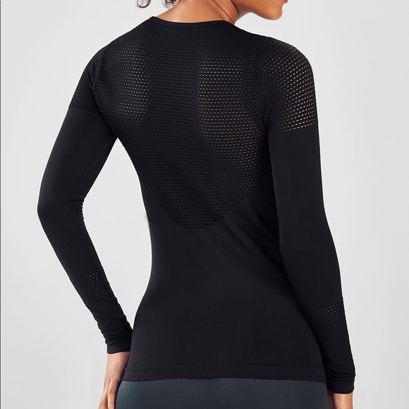 NWOT Fabletics Musetta Seamless L/S Top - Picture 4 of 5
